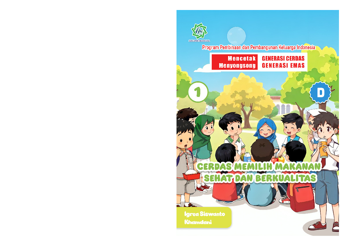 Sampul buku Cerdas Memilih Makan...